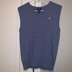 Polo Ralph Lauren Cable-Knit Cotton Sweater Vest